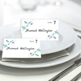 Wedding Table No 4x6 flat & 5x5 tent + Place Card Template 3.5x2 flat & tent, Watercolor Greenery, Olive, Printable INSTANT DOWNLOAD, Editable PDF, Edit with Corjl, DIY #4S_TC+PC 043 G1